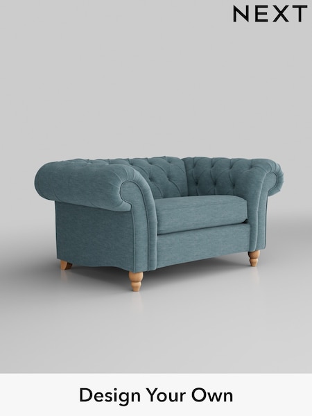 Fine Chenille Easy Clean/Mid Blue Gosford Ii Deep Sit (W41892) | £1,175