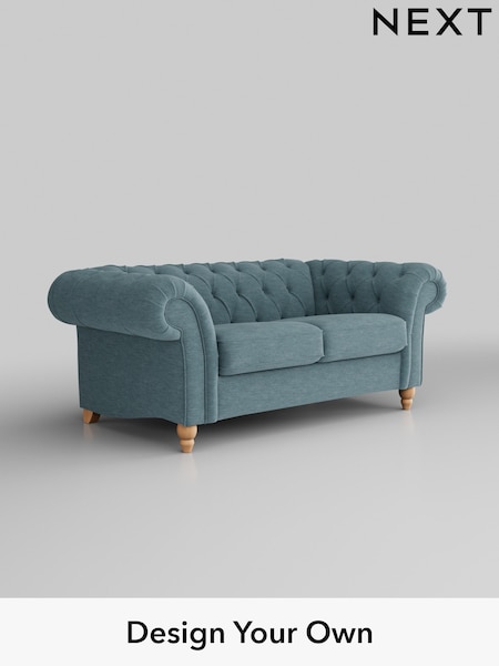Fine Chenille Easy Clean/Mid Blue Gosford Ii Deep Sit (W41892) | £1,425