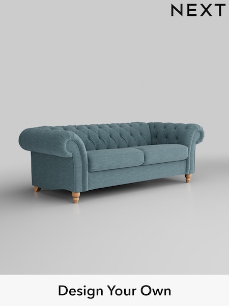 Fine Chenille Easy Clean/Mid Blue Gosford Ii Deep Sit (W41892) | £1,625