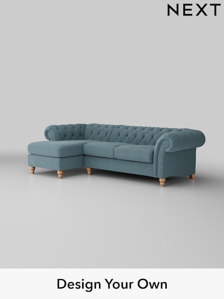 Fine Chenille Easy Clean/Mid Blue Gosford Ii Deep Sit (W41892) | £2,525