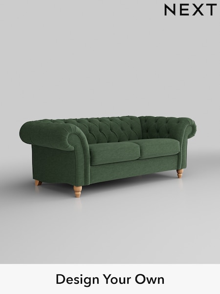 Fine Chenille Easy Clean/Mid Khaki Green Gosford Ii Deep Sit (W41893) | £1,525