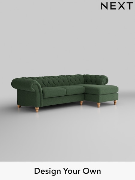 Fine Chenille Easy Clean/Mid Khaki Green Gosford Ii Deep Sit (W41893) | £2,525