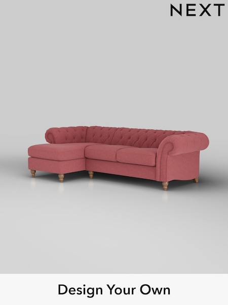 Fine Chenille Easy Clean/Mid Pink Gosford Ii Deep Sit (W41894) | £2,525