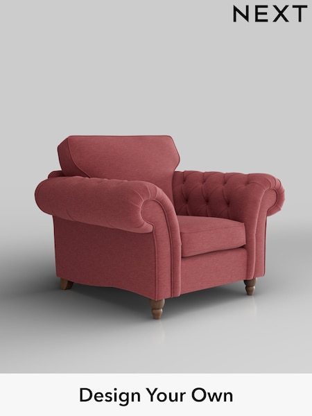 Fine Chenille Easy Clean/Mid Pink Gosford Highback Ii Deep Sit (W41895) | £1,075