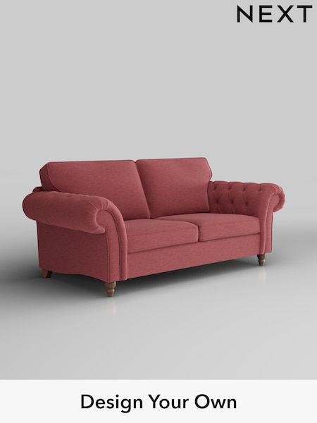 Fine Chenille Easy Clean/Mid Pink Gosford Highback Ii Deep Sit (W41895) | £1,625