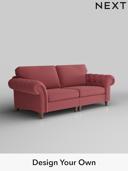 Fine Chenille Easy Clean/Mid Pink Gosford Highback Ii Deep Sit (W41895) | £1,725