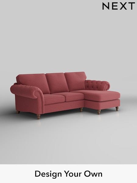 Fine Chenille Easy Clean/Mid Pink Gosford Highback Ii Deep Sit (W41895) | £2,525
