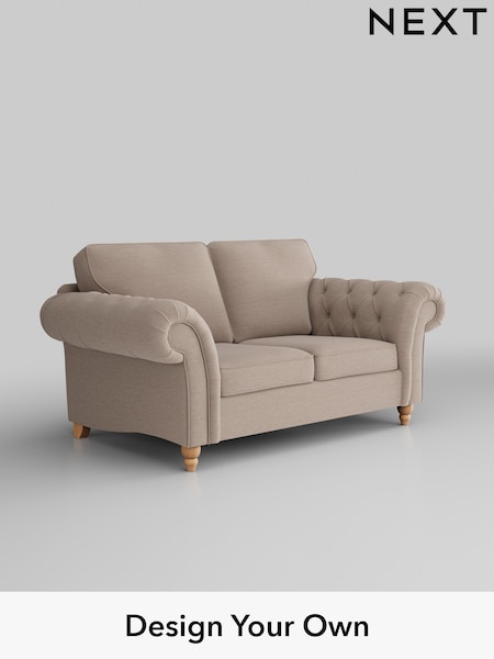 Fine Chenille Easy Clean/Mid Taupe Brown Gosford Highback Ii Deep Sit (W41896) | £1,425