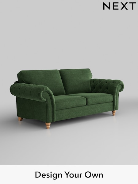 Luxe Chenille/Dark Green Gosford Highback Ii Deep Sit (W41897) | £1,750