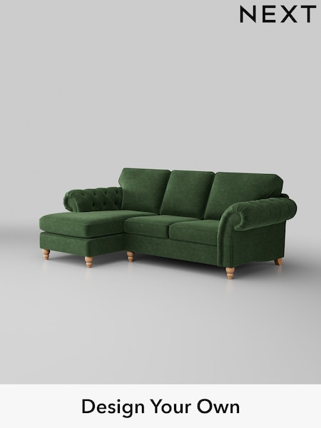 Luxe Chenille/Dark Green Gosford Highback Ii Deep Sit (W41897) | £2,675