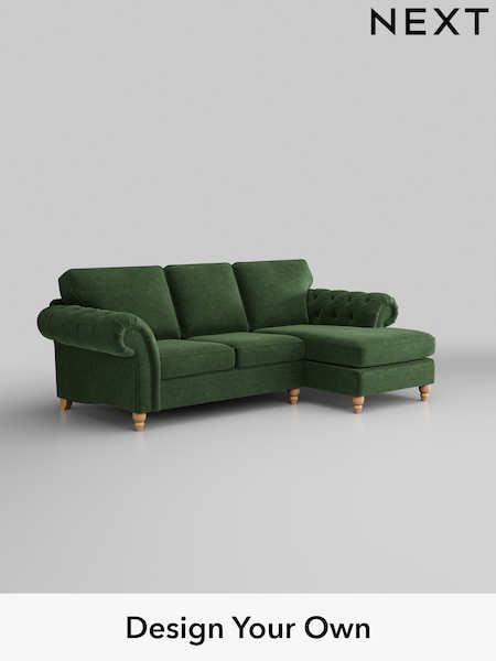 Luxe Chenille/Dark Green Gosford Highback Ii Deep Sit (W41897) | £2,675