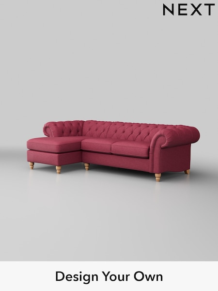 Fine Chenille Easy Clean/Mid Raspberry Pink Gosford Ii Deep Sit (W41898) | £2,525