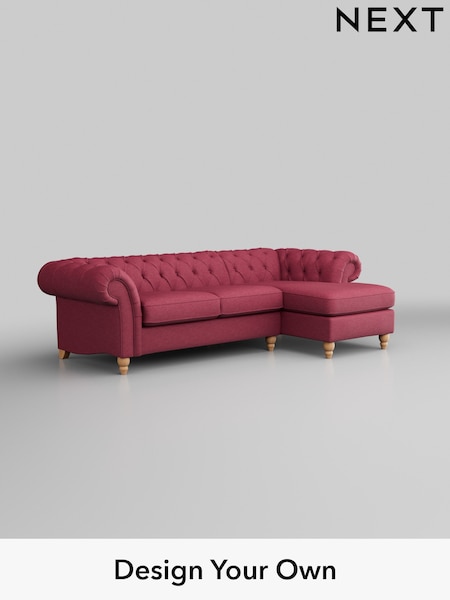 Fine Chenille Easy Clean/Mid Raspberry Pink Gosford Ii Deep Sit (W41898) | £2,525