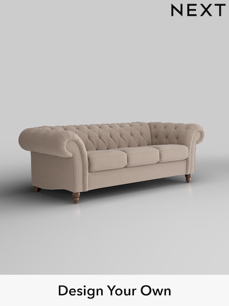 Fine Chenille Easy Clean/Mid Taupe Brown Gosford Ii Deep Sit (W41899) | £1,625