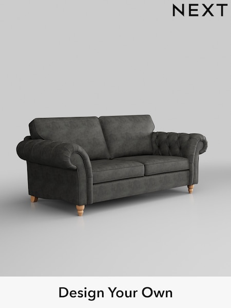 Monza Faux Leather Easy Clean/Dark Grey Gosford Highback Ii Deep Sit (W41901) | £1,625