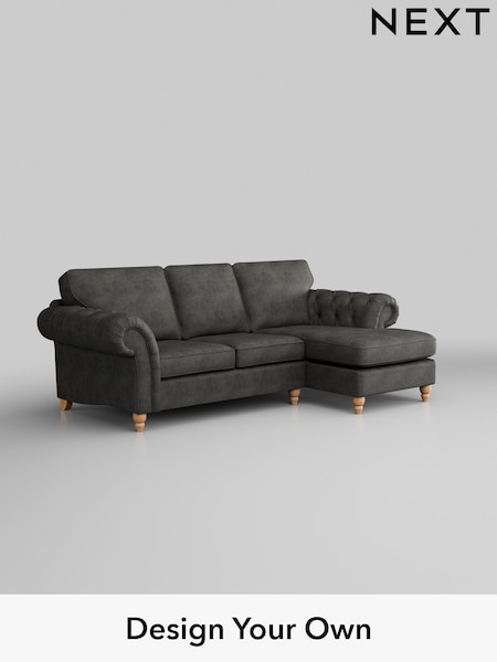 Monza Faux Leather Easy Clean/Dark Grey Gosford Highback Ii Deep Sit (W41901) | £2,525