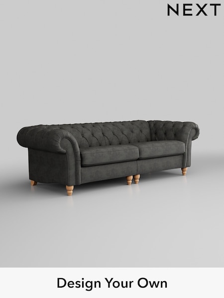 Monza Faux Leather Easy Clean/Dark Grey Gosford Ii Deep Sit (W41902) | £1,725