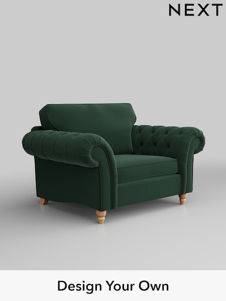 Plush Velvet Easy Clean/Bottle Green Gosford Highback Ii Deep Sit (W41911) | £1,175