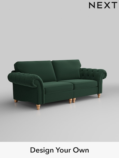 Plush Velvet Easy Clean/Bottle Green Gosford Highback Ii Deep Sit (W41911) | £1,725