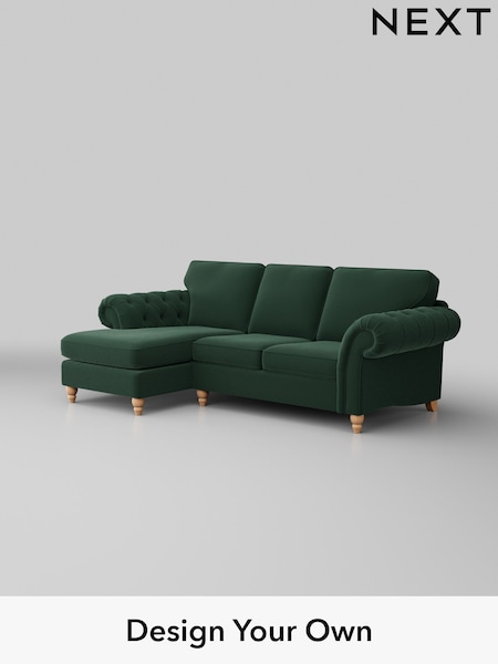 Plush Velvet Easy Clean/Bottle Green Gosford Highback Ii Deep Sit (W41911) | £2,525