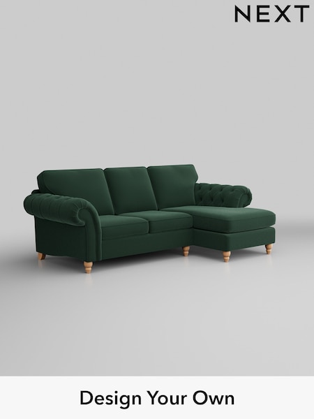 Plush Velvet Easy Clean/Bottle Green Gosford Highback Ii Deep Sit (W41911) | £2,525