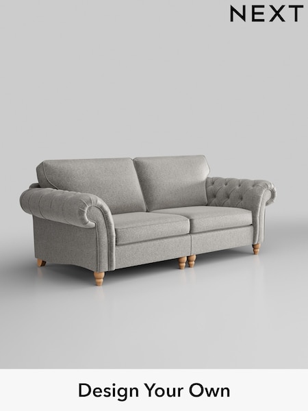 Plush Chenille/Light Grey Gosford Highback Ii Deep Sit (W41912) | £1,725