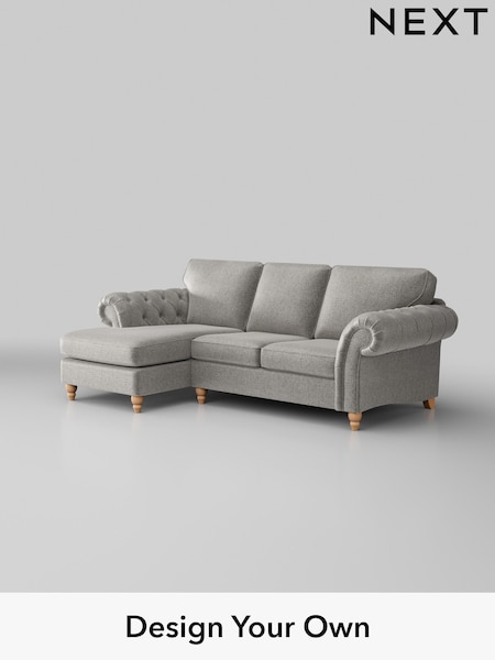 Plush Chenille/Light Grey Gosford Highback Ii Deep Sit (W41912) | £2,525