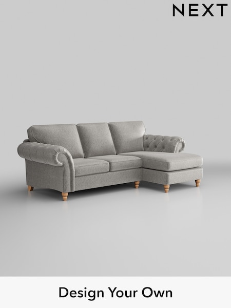 Plush Chenille/Light Grey Gosford Highback Ii Deep Sit (W41912) | £2,525