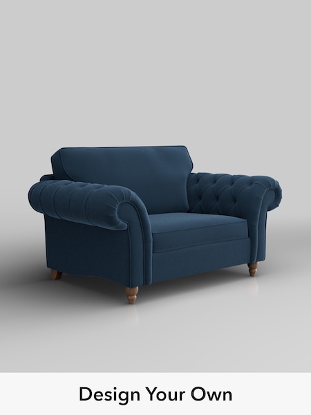Plush Velvet Easy Clean/Airforce Blue Gosford Highback Ii Deep Sit (W41917) | £1,375