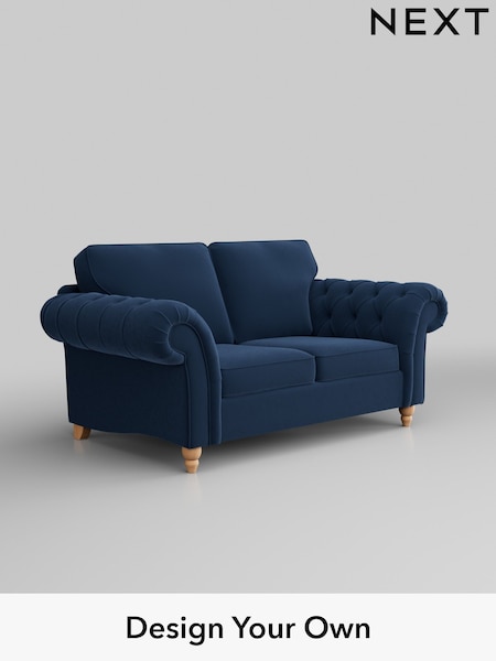 Plush Velvet Easy Clean/Airforce Blue Gosford Highback Ii Deep Sit (W41917) | £1,425