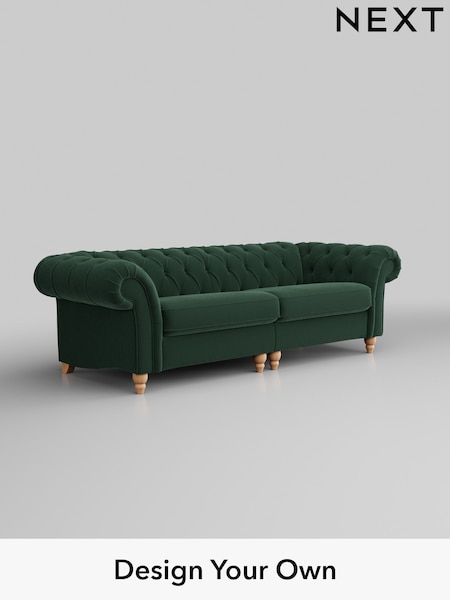 Plush Velvet Easy Clean/Bottle Green Gosford Ii Deep Sit (W41918) | £1,725
