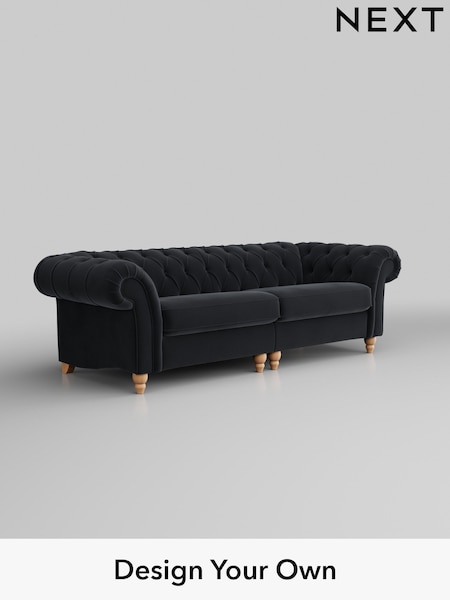 Plush Velvet Easy Clean/Charcoal Grey Gosford Ii Deep Sit (W41919) | £1,725
