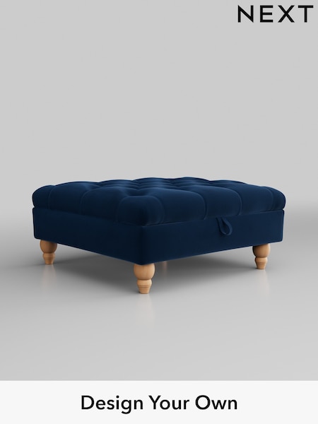 Plush Velvet Easy Clean/Navy Blue Gosford Highback Ii Deep Sit (W41920) | £499