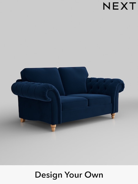 Plush Velvet Easy Clean/Navy Blue Gosford Highback Ii Deep Sit (W41920) | £1,425