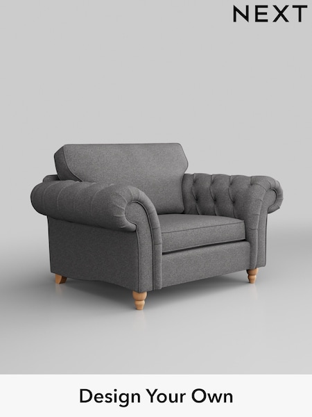 Studio Chenille/Mid Grey Gosford Highback Ii Deep Sit (W41921) | £1,050