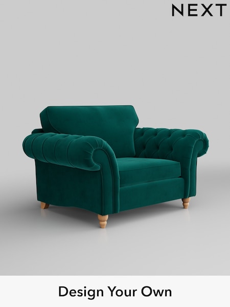 Plush Velvet Easy Clean/Juniper Green Gosford Highback Ii Deep Sit (W41922) | £1,175