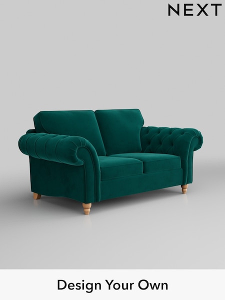 Plush Velvet Easy Clean/Juniper Green Gosford Highback Ii Deep Sit (W41922) | £1,425