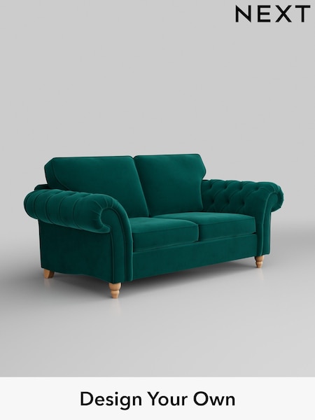 Plush Velvet Easy Clean/Juniper Green Gosford Highback Ii Deep Sit (W41922) | £1,525