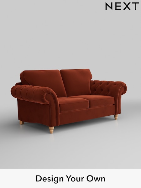 Plush Velvet Easy Clean/Ginger Orange Gosford Highback Ii Deep Sit (W41923) | £1,525