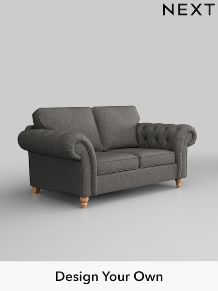 Tweedy Blend Easy Clean/Dark Grey Gosford Highback Ii Deep Sit (W41929) | £1,299