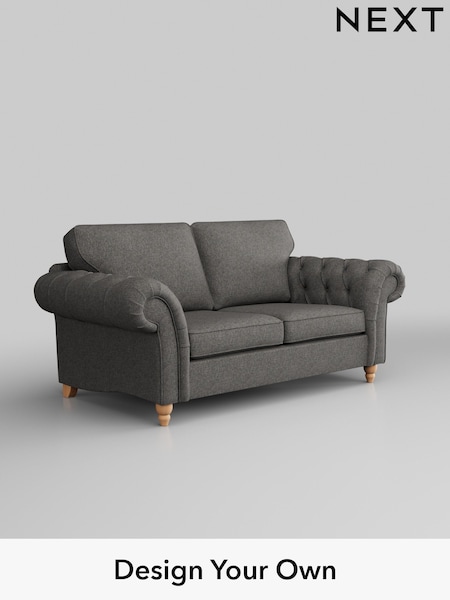 Tweedy Blend Easy Clean/Dark Grey Gosford Highback Ii Deep Sit (W41929) | £1,399