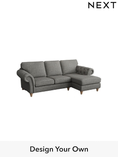 Tweedy Blend Easy Clean/Dark Grey Gosford Highback Ii Deep Sit (W41929) | £2,375