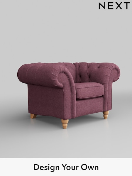 Tweedy Blend Easy Clean/Mid Mulberry Purple Gosford Ii Deep Sit (W41930) | £975