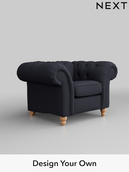 Tweedy Blend Easy Clean/Dark Slate Blue Gosford Ii Deep Sit (W41933) | £975
