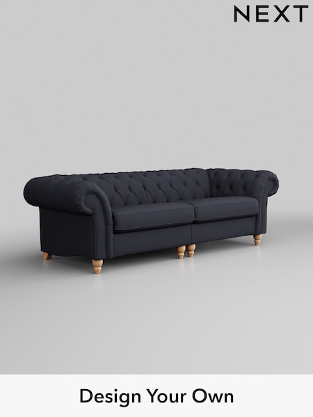 Tweedy Blend Easy Clean/Dark Slate Blue Gosford Ii Deep Sit (W41933) | £1,599