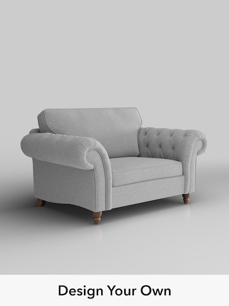 Tweedy Blend Easy Clean/Light Silver Grey Gosford Highback Ii Deep Sit (W41934) | £1,275