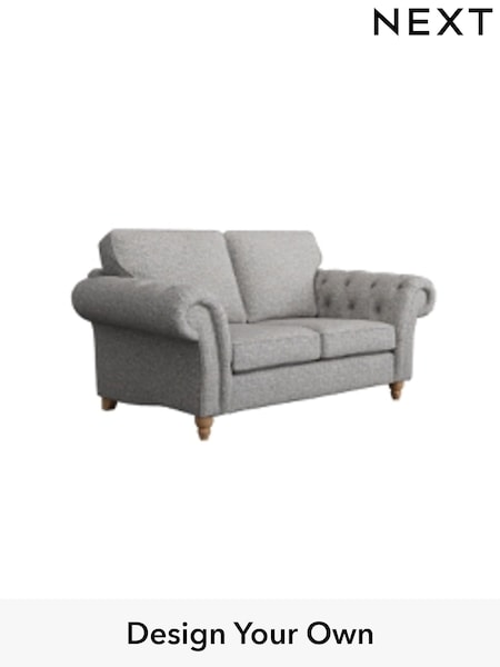 Tweedy Blend Easy Clean/Light Silver Grey Gosford Highback Ii Deep Sit (W41934) | £1,299