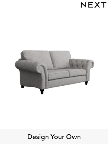 Tweedy Blend Easy Clean/Light Silver Grey Gosford Highback Ii Deep Sit (W41934) | £1,399