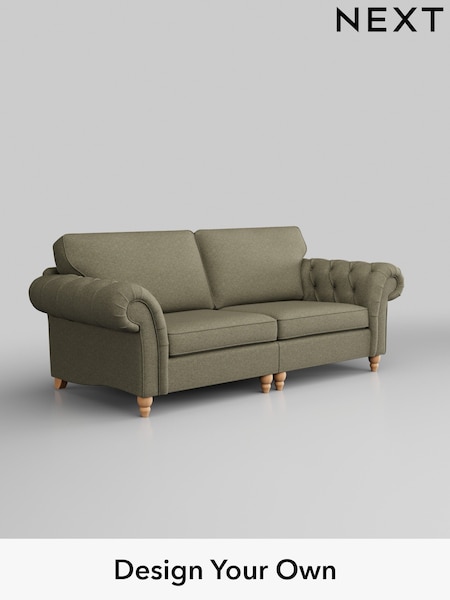 Tweedy Chenille/Mid Moss Green Gosford Highback Ii Deep Sit (W41940) | £1,599