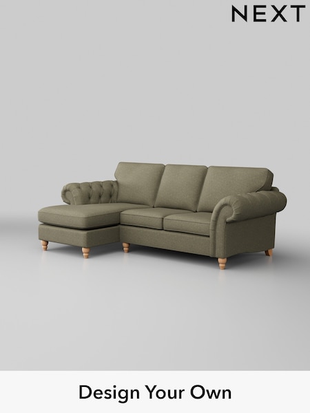Tweedy Chenille/Mid Moss Green Gosford Highback Ii Deep Sit (W41940) | £2,375